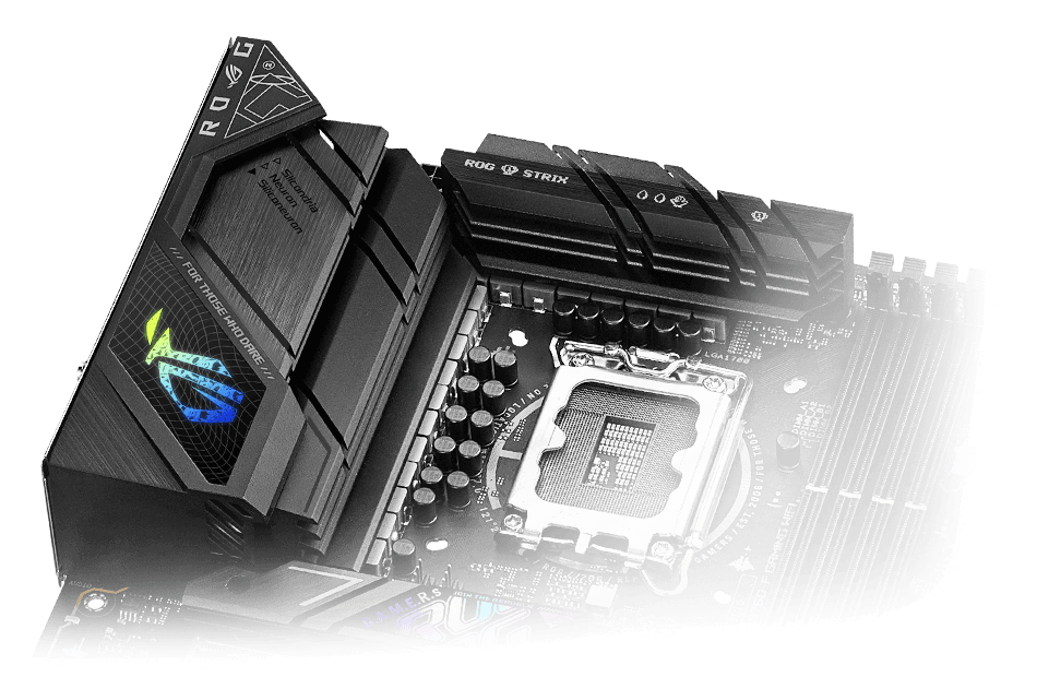 Strix B760-F power design layout