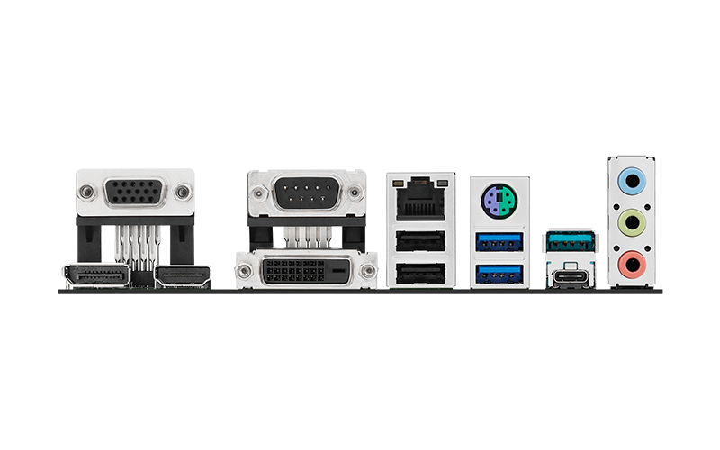 Stainless-Steel Back I/O