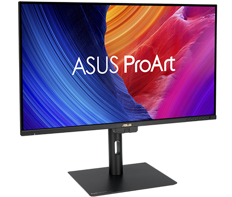 以橫向模式顯示在 ProArt Display 上的極光影像