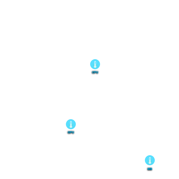 Prime motherboard with multiple temperature sources image