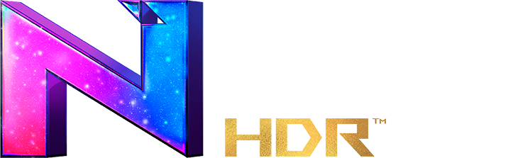 无限镜像动画,ROG Nebula HDR 标志逼近屏幕。