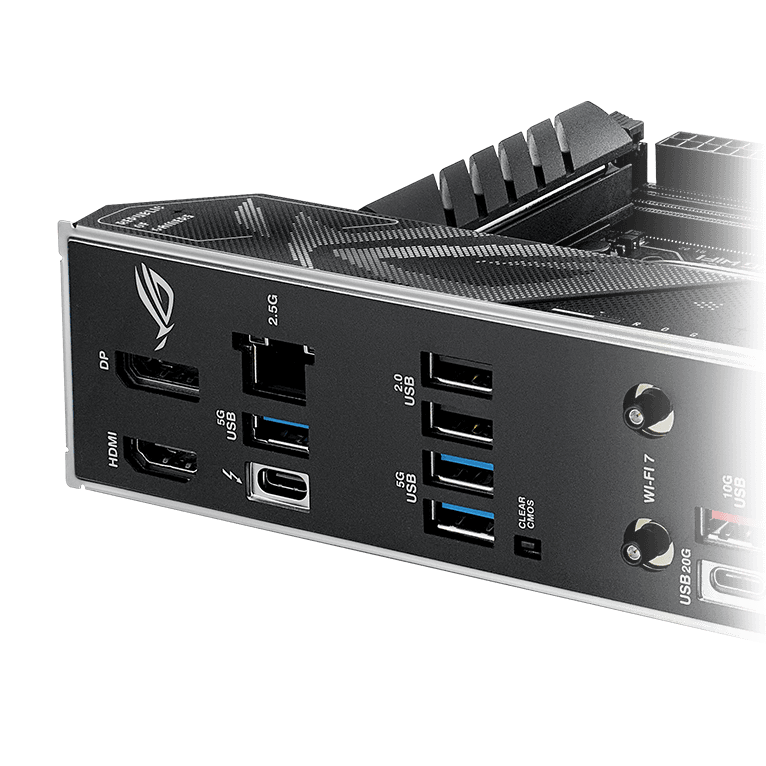 The Strix  B860-I features DUAL USB4® PORTS