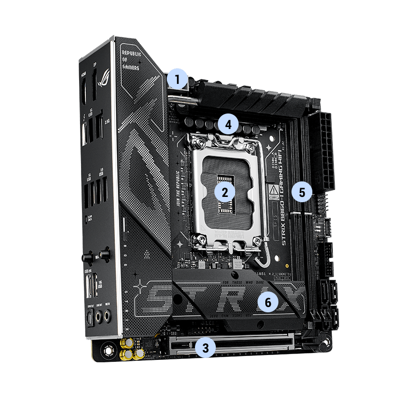 Strix B860-I performance specifications