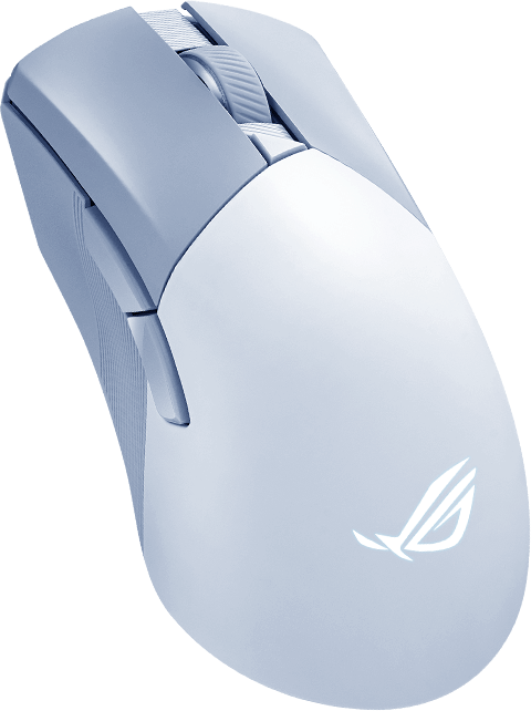 月光白 ROG战刃3 无线AimPoint 36K 鼠标悬浮以展现其轻盈特色