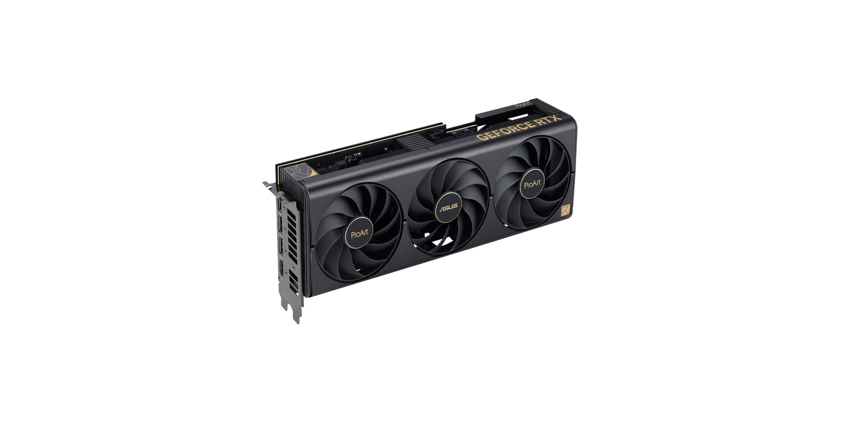 ProArt GeForce RTX 4080 graphics card’s front view