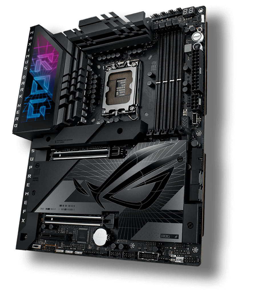 The ROG Maximus Z790 Dark Hero is the ultimate partner for any Intel 13th Gen processor.