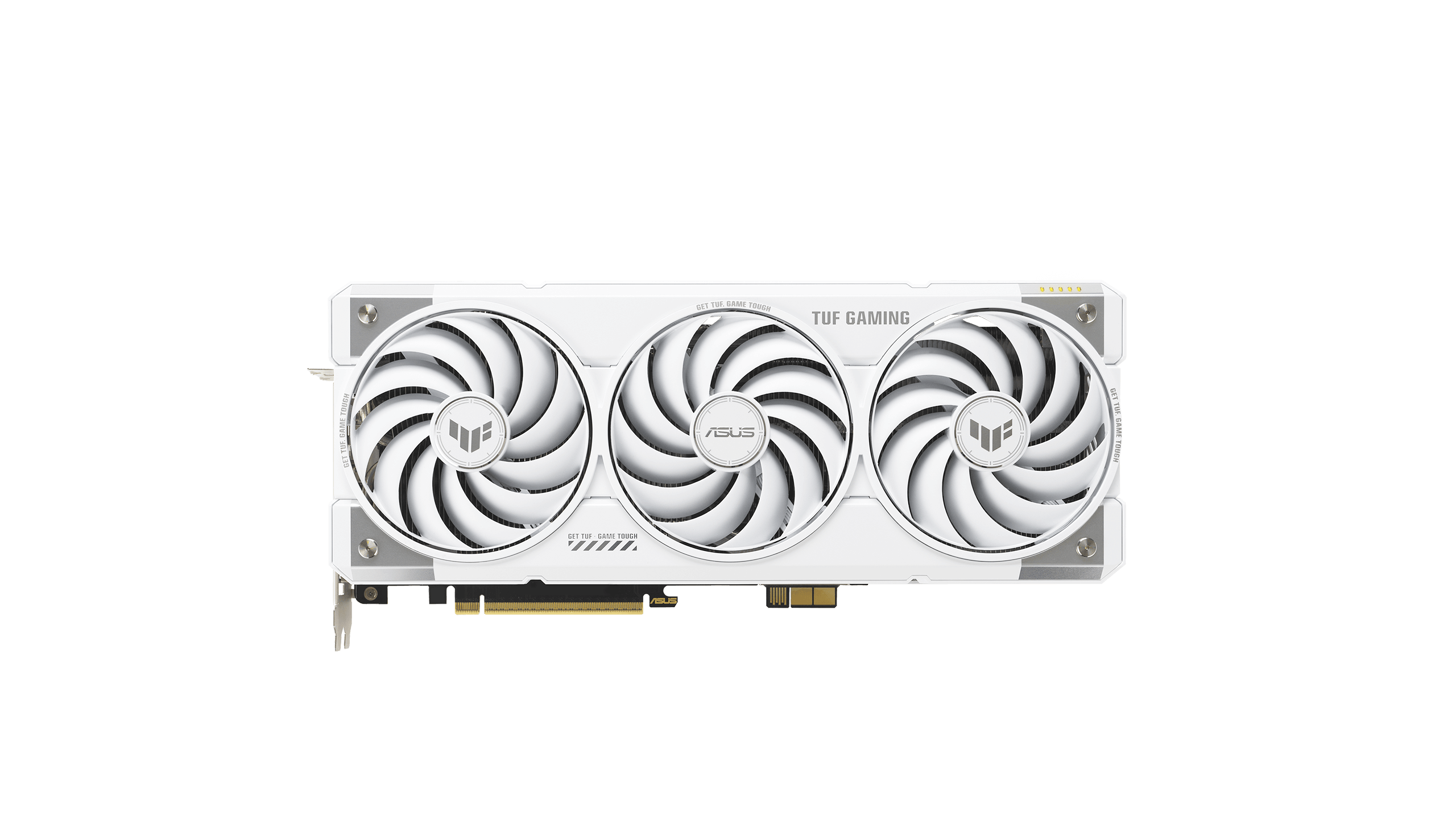 TUF Gaming GeForce RTX 5070 Ti BTF 白色版前端剖面图