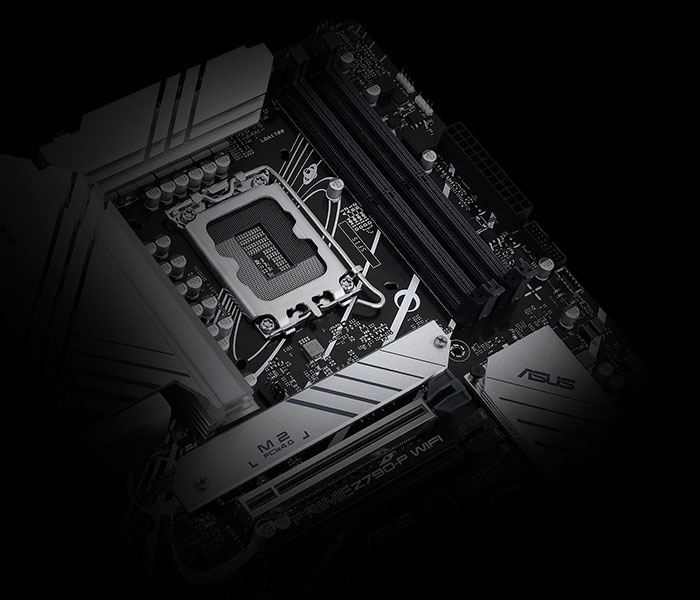 The PRIME Z790-V WIFI motherboard features SafeSlot Core+.