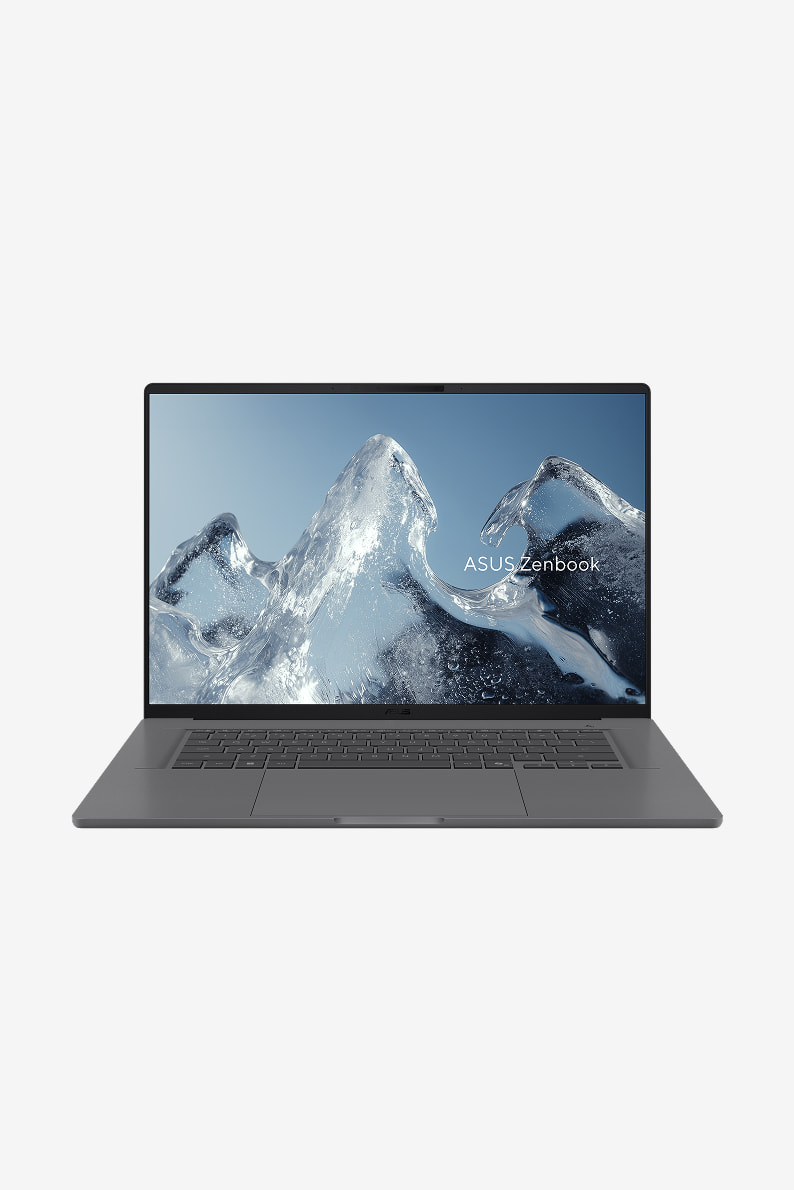 ASUS Zenbook A16 in Iceland Gray