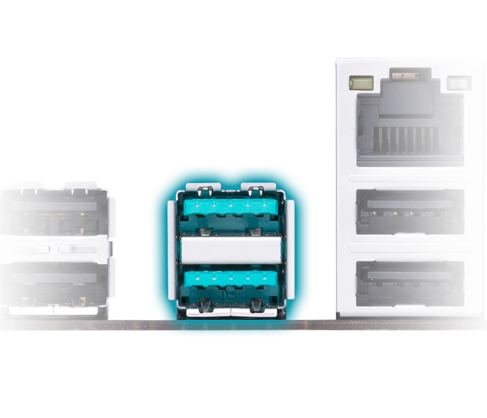 USB 3.2 Gen 2 ports image