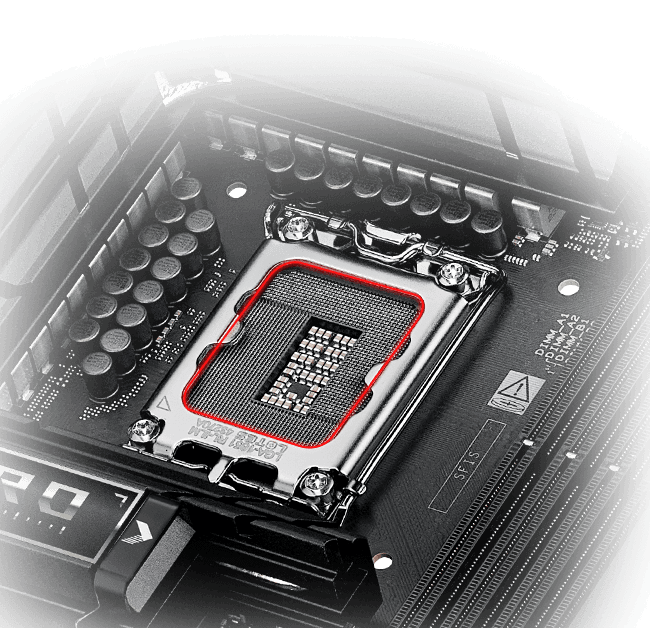 ROG MAXIMUS Z890 HERO BTF topview