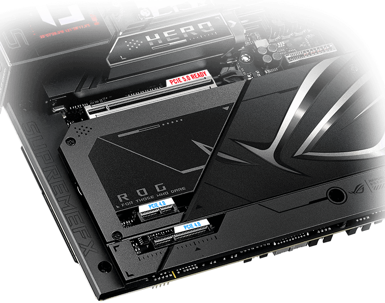 PCIe 5.0 expansion slot on ROG Maximus Z890 Hero BTF