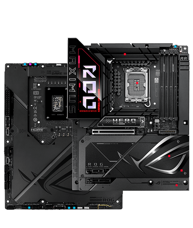 The thermal management on the ROG MAXIMUS Z890 HERO BTF