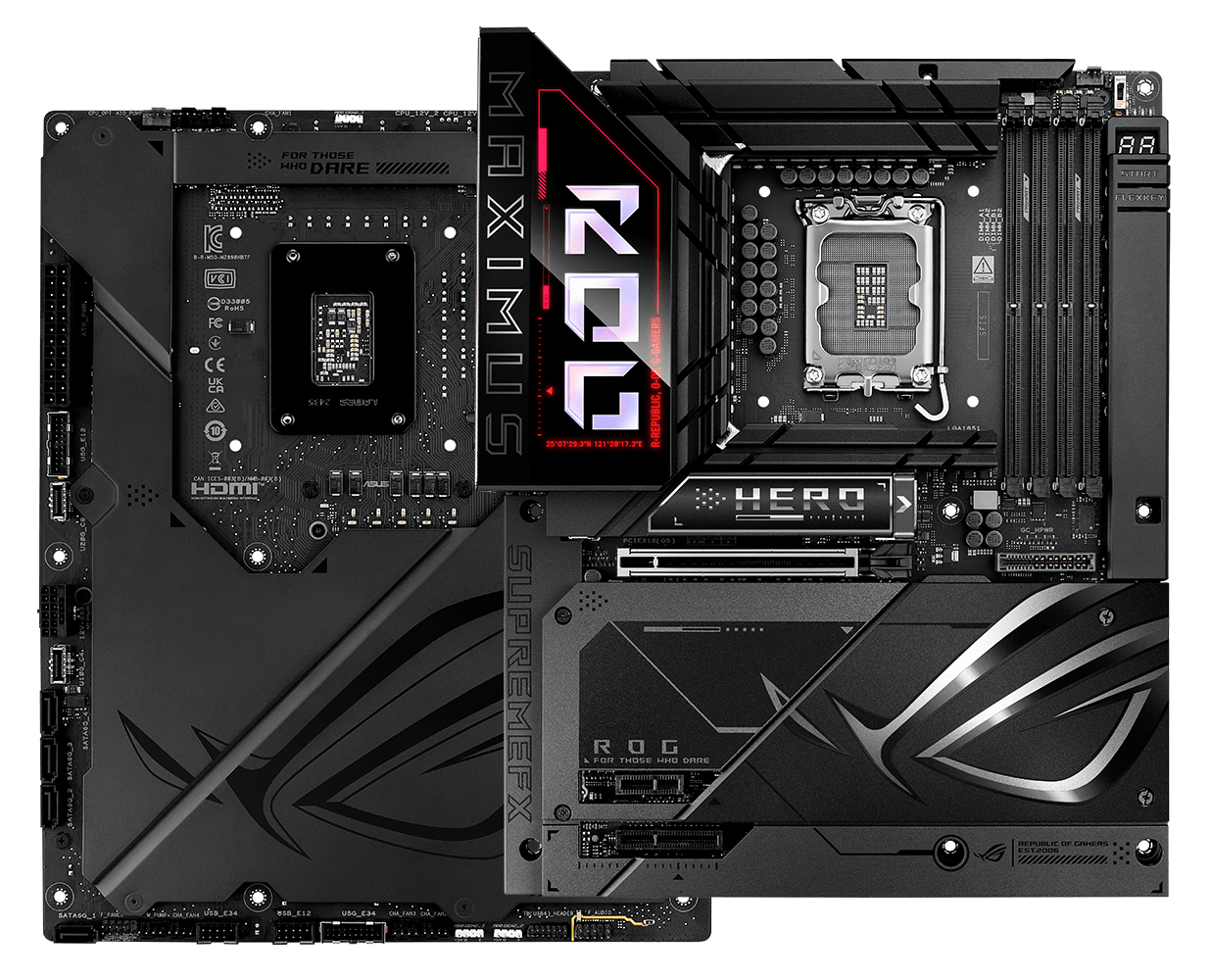 The thermal management on the ROG MAXIMUS Z890 HERO BTF