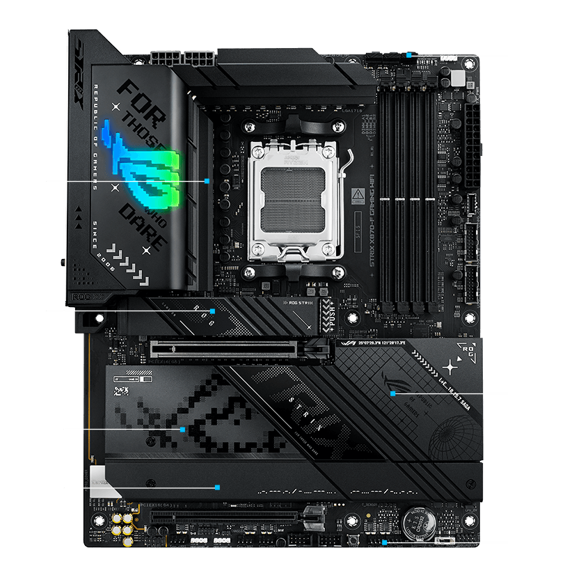 Strix X870-F 散热规格