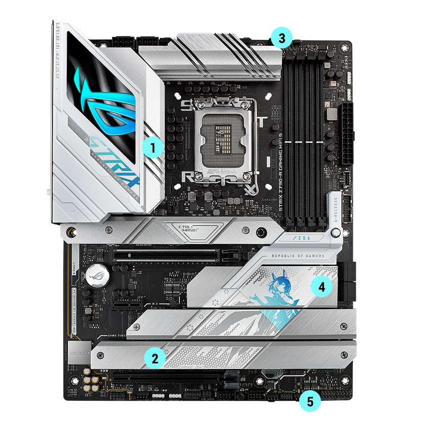 Strix Z790-A S cooling specifications
