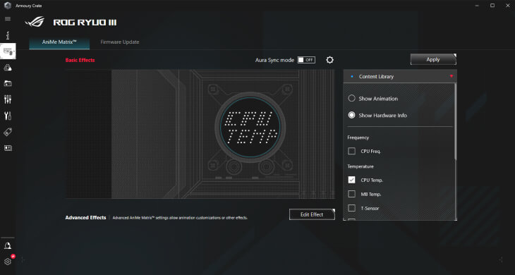 3 system display way for temperature, voltages and fan sppeeds