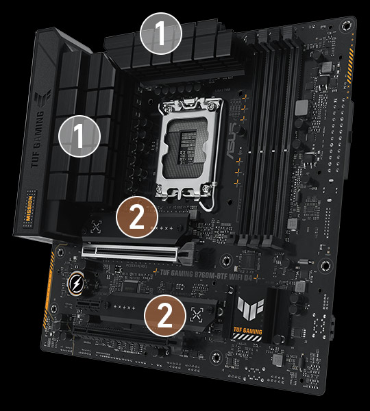 Onboard heatsinks