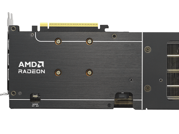 Prime Radeon RX 9060 XT 显卡背板
