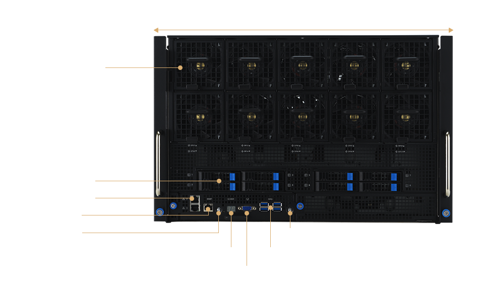 Front panel layout