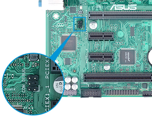 华硕 COM 调试接针