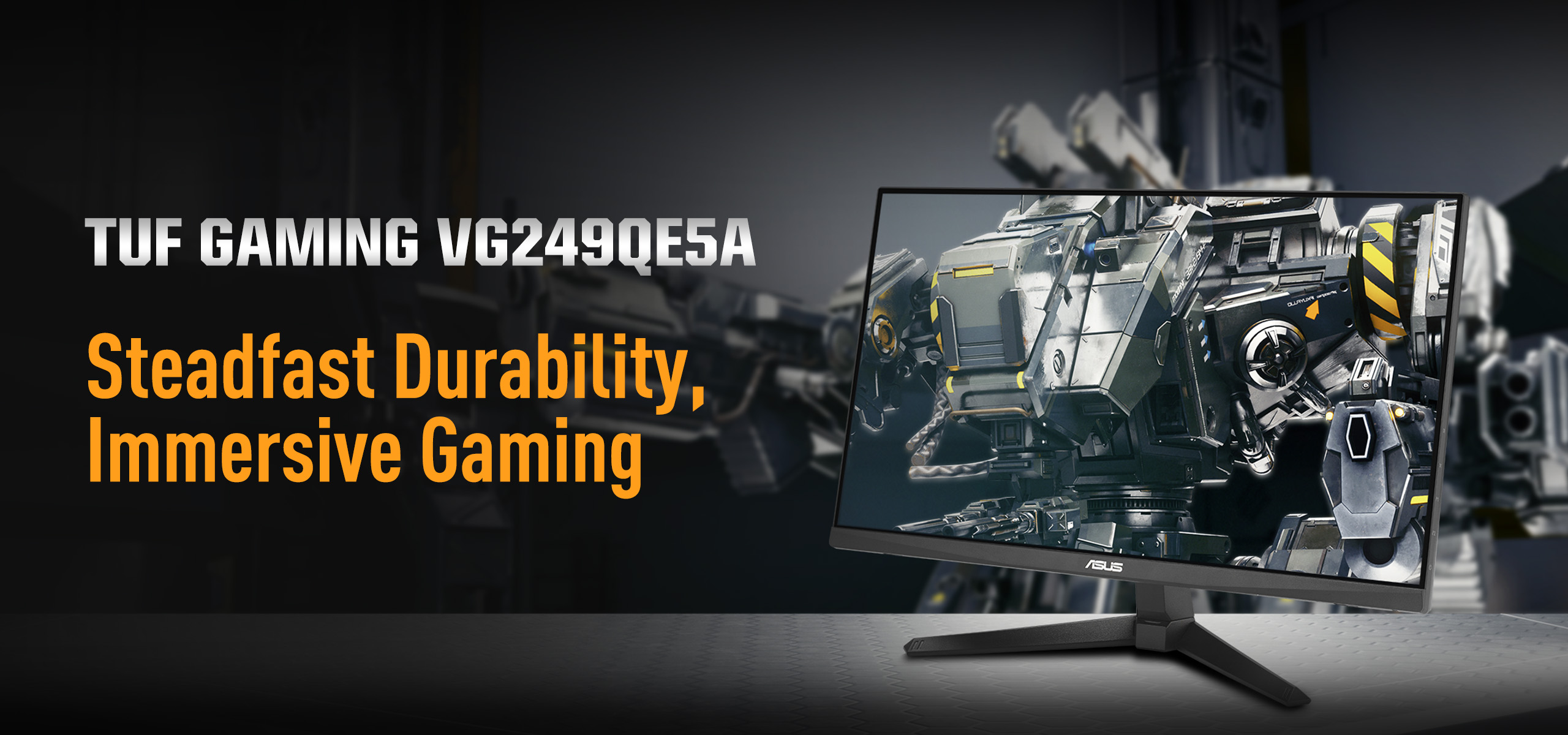 Key visual of TUF Gaming VG249QE5A