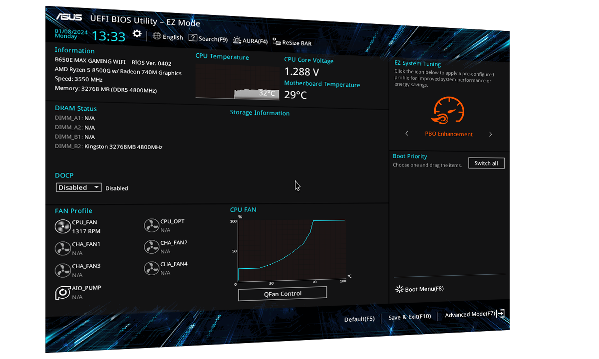 PBO 增强用户界面设置。