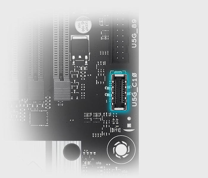 PRIME B650EM-A WIFI 主板配备 USB 5Gbps Type-C® 接口。
