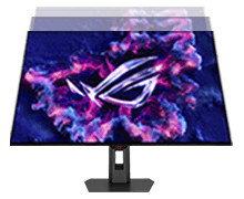 The XG32UCWG is tilt-adjustable.