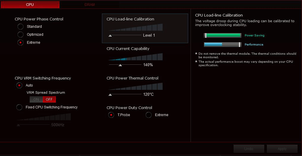 DIGI+ power controls