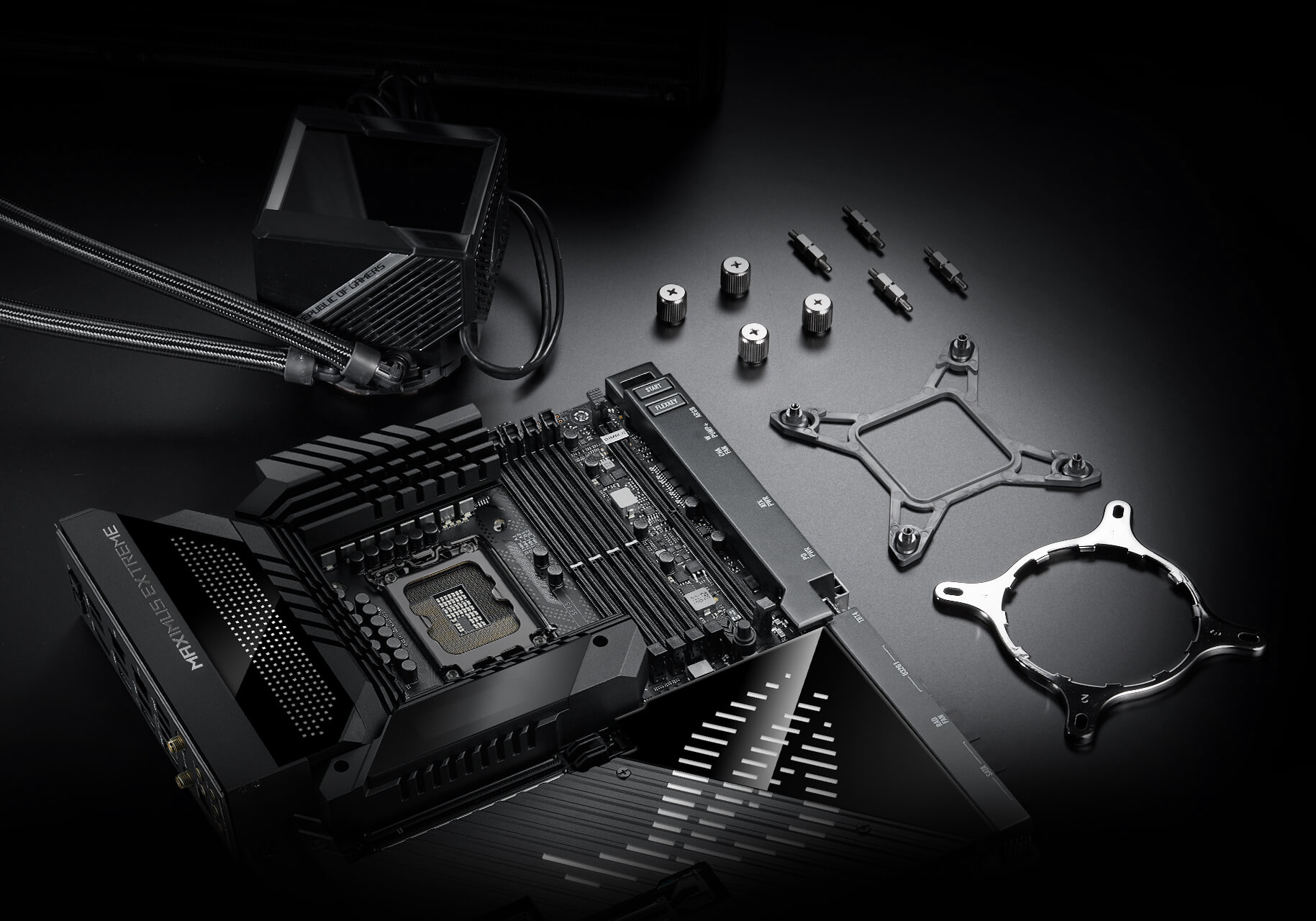 The ROG Maximus Z790 Extreme is compatible with all ASUS AIO coolers.