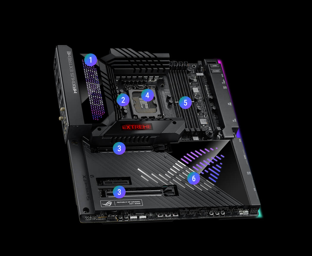 Performance specs of the ROG Maximus Z790 Extreme