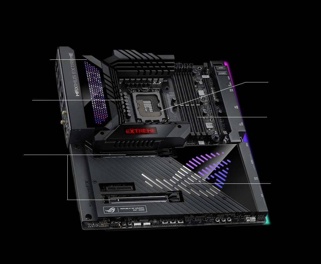 Performance specs of the ROG Maximus Z790 Extreme