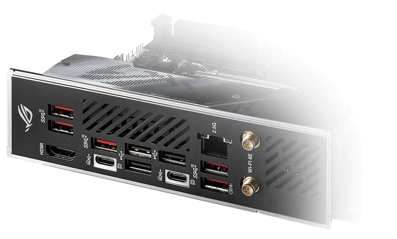 ROG STRIX X670E-I features two USB4 Ports