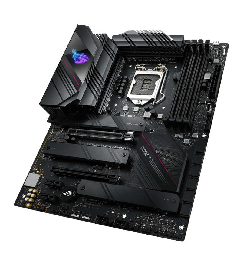 Front view of ROG STRIX B560-E GAMING WIFI