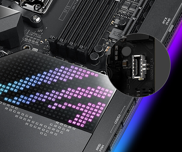 The ROG CROSSHAIR X670E EXTREME motherboard features USB 3.2 Gen 2x2 front-panel connector with quick charge 4+.