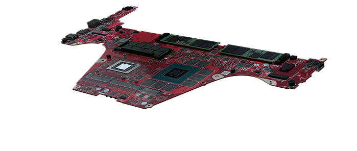 Exploded view of the Zephyrus G16’s cooling solution, with emphasis on the liquid metal thermal compound. 