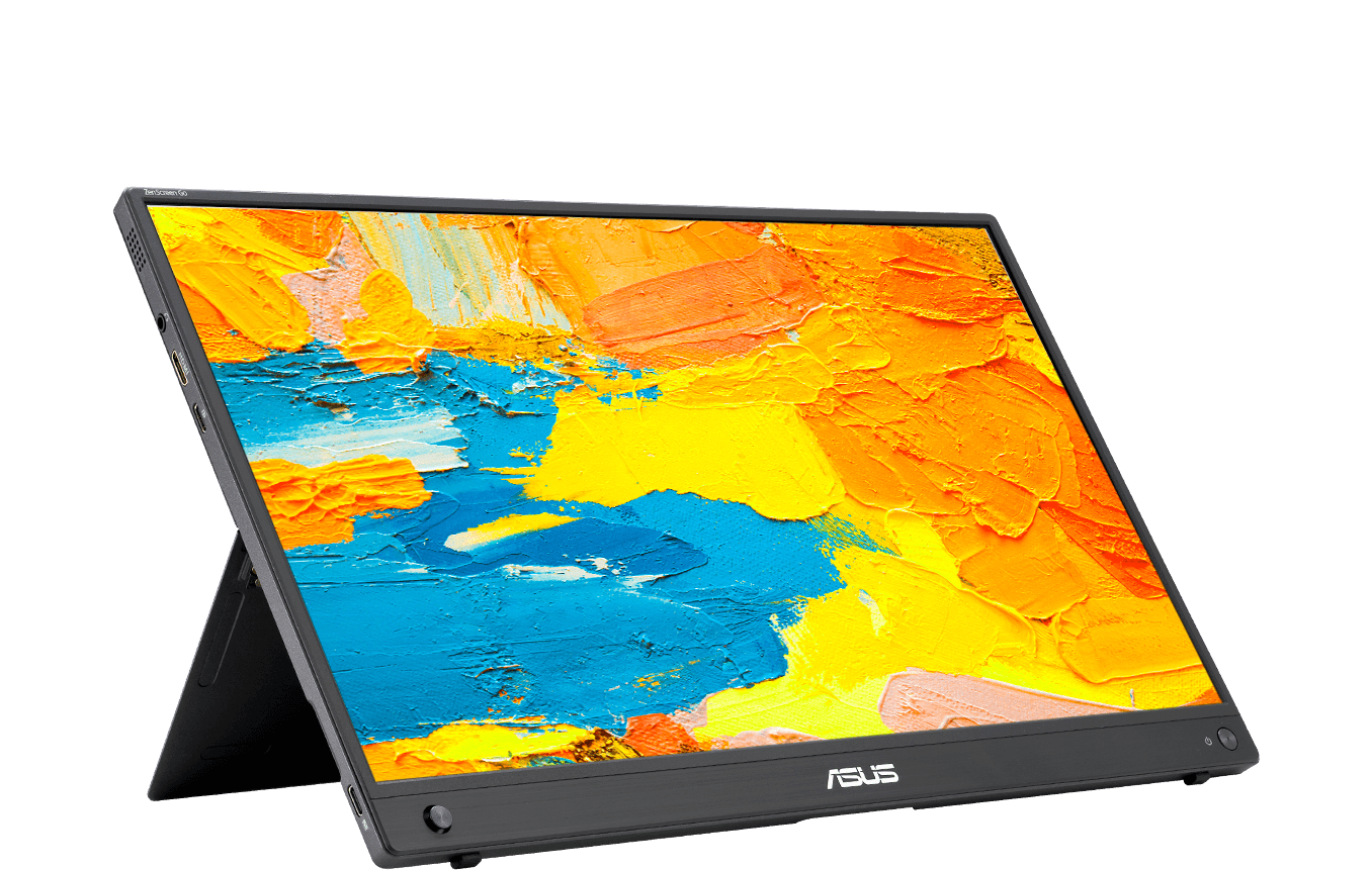 MB16AWP features 1920X 1080 IPS panel delivering 178° viewing angles, and showing the vivid color.