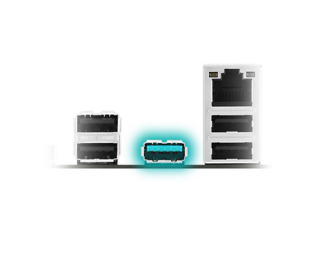 USB 3.2 Gen 2 ports image