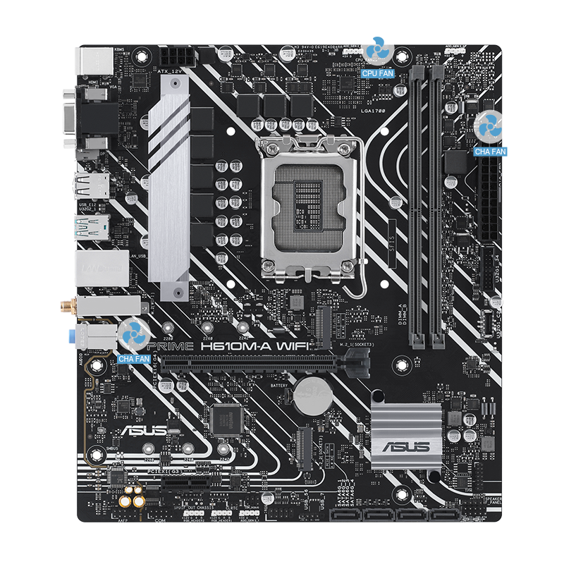 Prime motherboard with 4-Pin PWM/DC Fan image