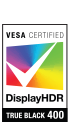 VESA DisplayHDR 400 True Black 图示