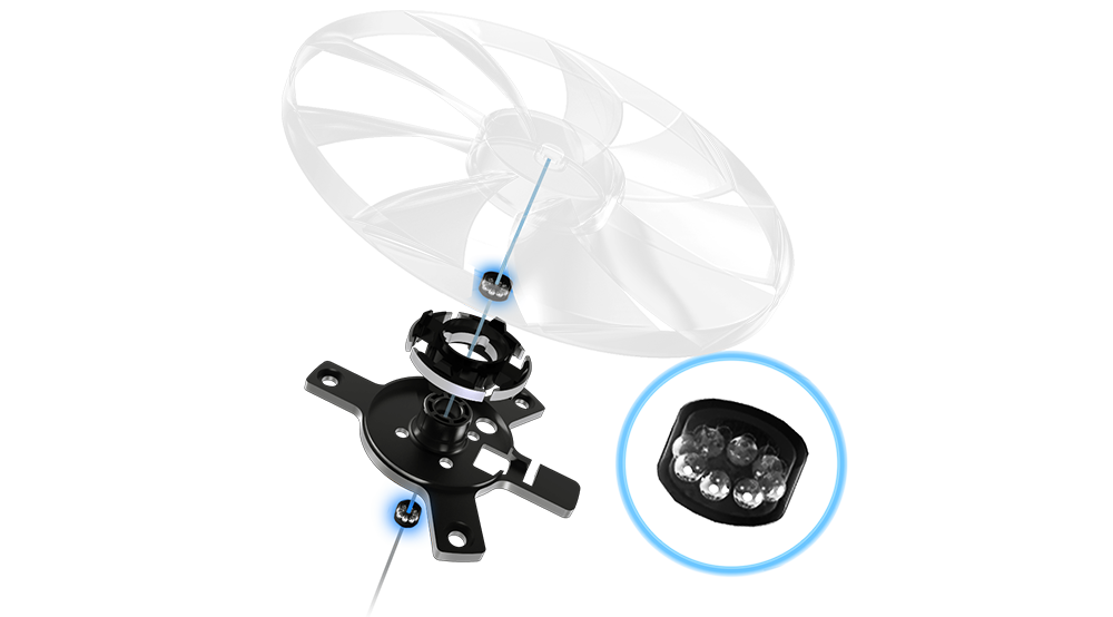 Dual ball fan bearing diagram