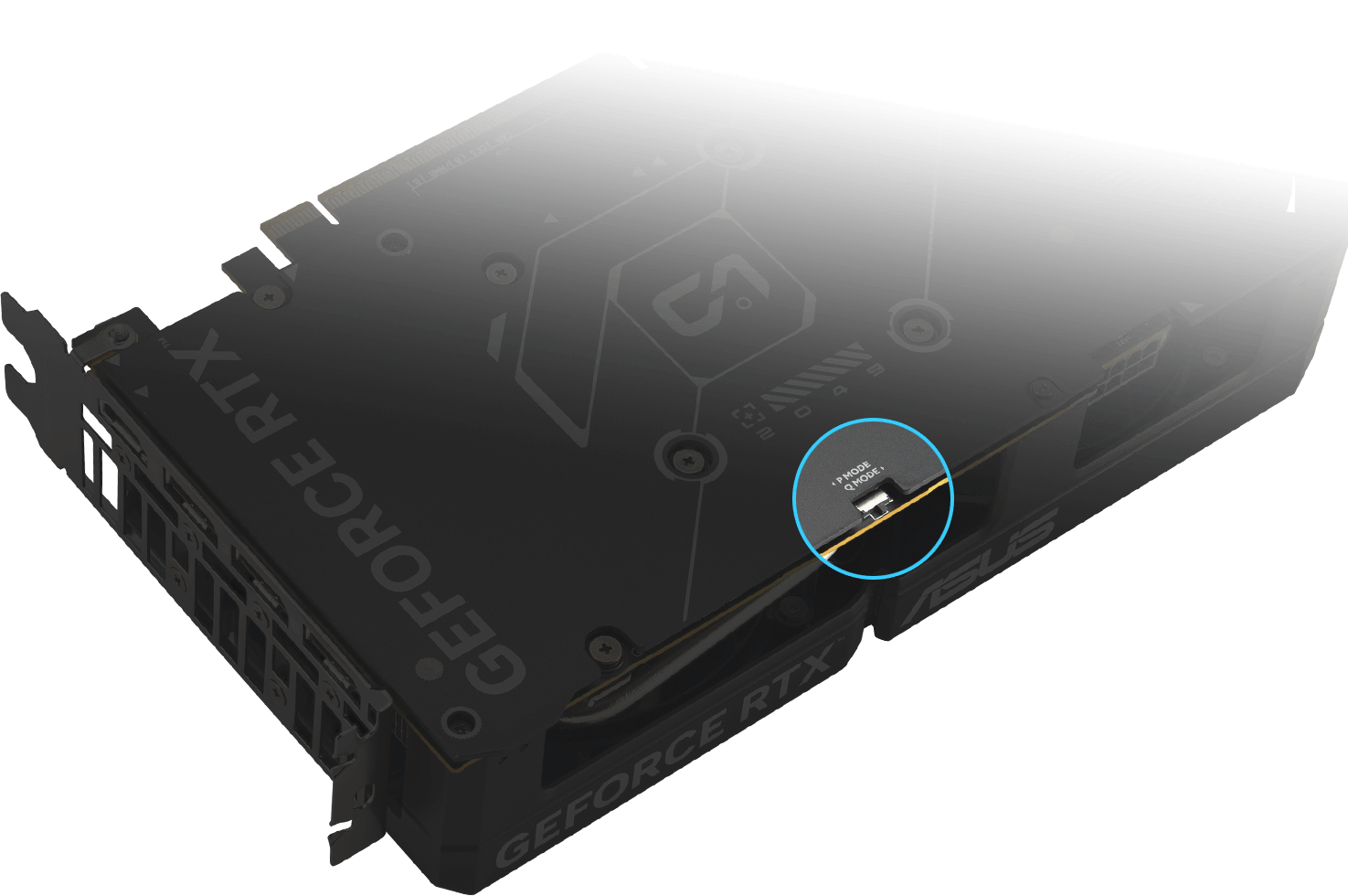 ASUS Dual GeForce RTX 5060 Dual BIOS switch