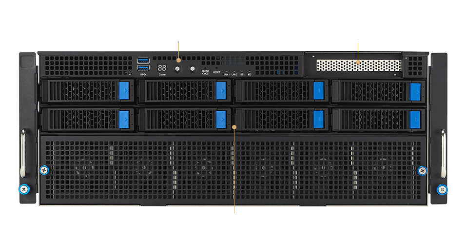 Front panel layout