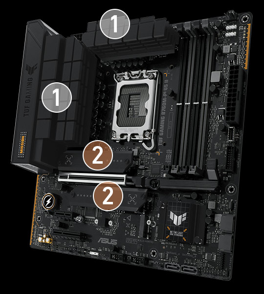 Onboard heatsinks