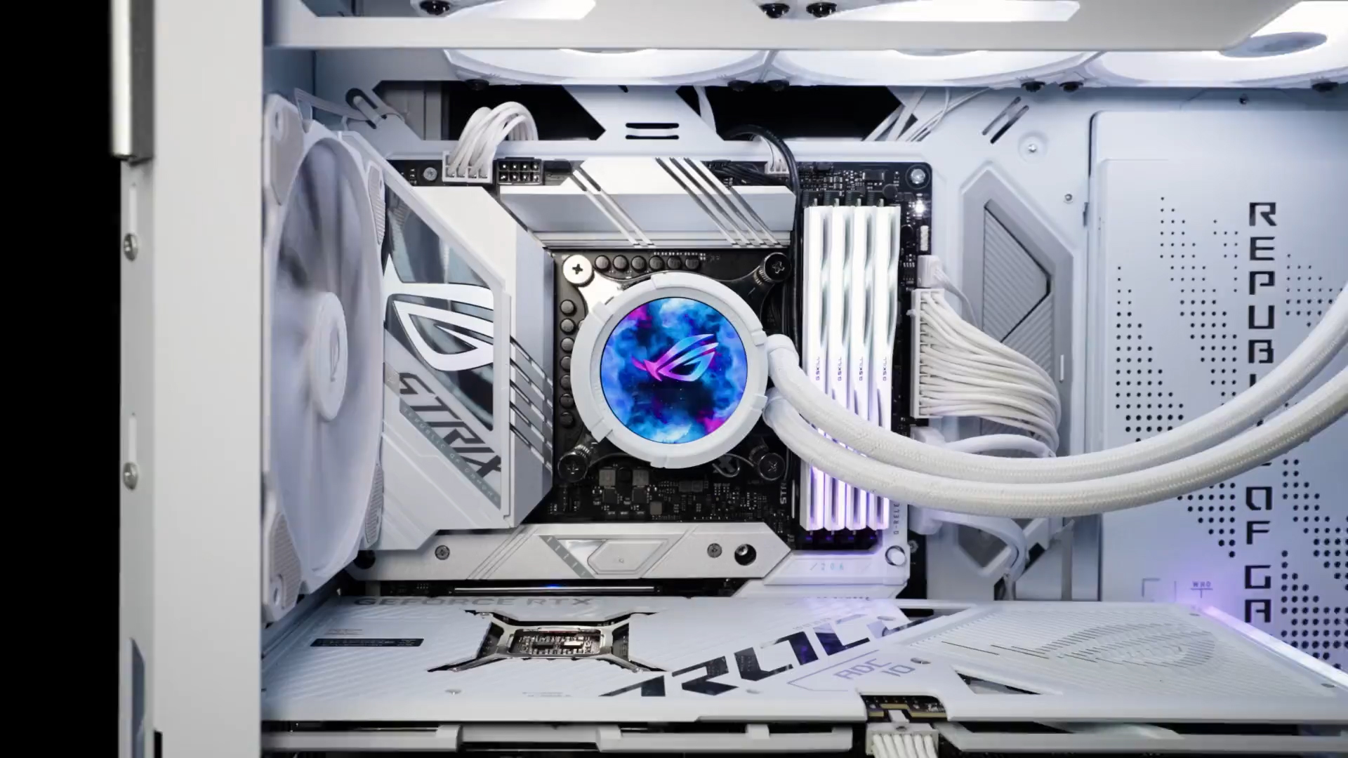 ROG STRIX 飞龙3代LCD 吹雪| ROG Strix LC | 电竞CPU 液冷散热器｜ROG