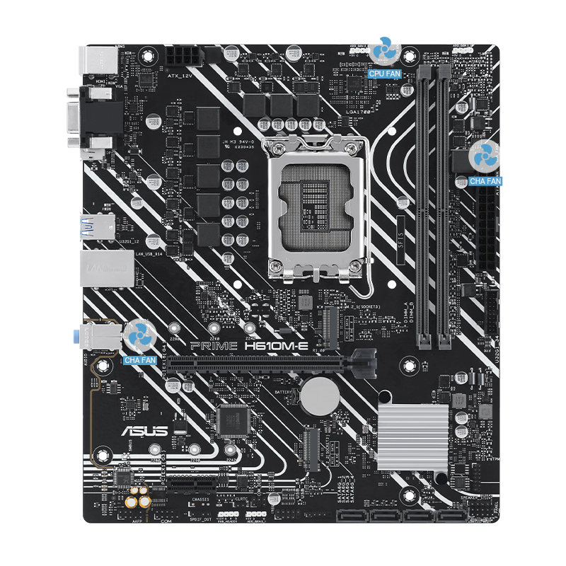 Prime motherboard with 4-Pin PWM/DC Fan image