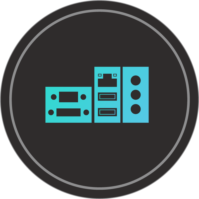 Stainless-Steel Back I/O