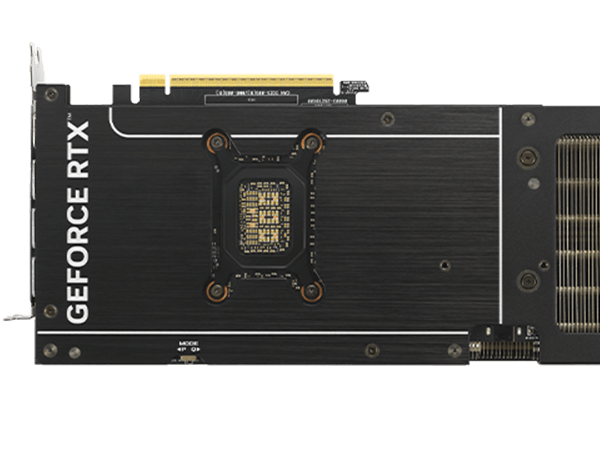 Prime RTX 5080 card backplate