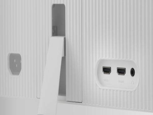 Image showing the VU monitor’s HDMI and USB-C ports, as well as the headphone jack